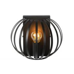 Lucide MANUELA - Wandlamp - 1xE14 - Zwart Clearance