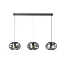 Lucide MANUELA Hanglamp-Zwart-3xE27-40W-Metaal Discount