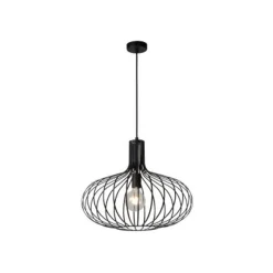 Lucide MANUELA Pendel 1xE27 Ø50cm Zwart Outlet