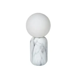 Lucide MARBOL Tafellamp-Wit-Ø15-1xE27-25W-Metaal Online