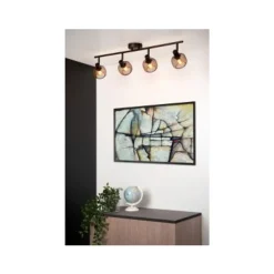 Lucide MAREN - Plafondspot - 4xE14 - Zwart Sale