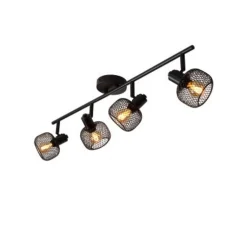 Lucide MAREN - Plafondspot - 4xE14 - Zwart Sale