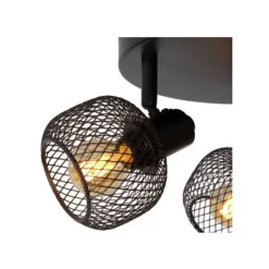 Lucide MAREN - Plafondspot - 3xE14 - Zwart Best