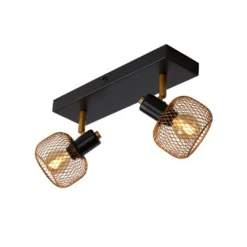 Lucide MAREN - Plafondspot - 2xE14 - Mat Goud / Messing New