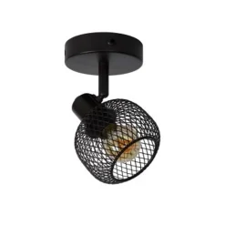 Lucide MAREN - Wandspot - 1xE14 - Zwart Outlet
