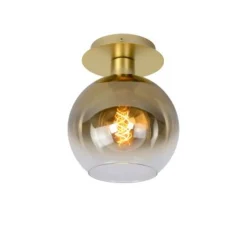 Lucide MARIUS - Plafonnière - 1xE27 - Mat Goud / Messing Discount