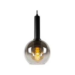Lucide MARIUS Hanglamp-Zwart-Ø55-5xE27-40W-Glas Outlet