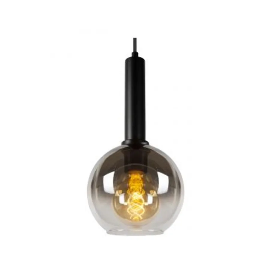 Lucide MARIUS Hanglamp-Zwart-7xE27-40W-Glas Discount