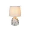 Lucide MARMO - Tafellamp - Ø 16 cm - 1xE14 - Wit New