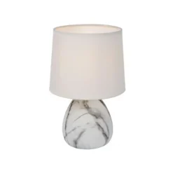 Lucide MARMO - Tafellamp - Ø 16 cm - 1xE14 - Wit New