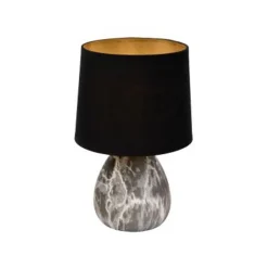 Lucide MARMO - Tafellamp - Ø 16 cm - 1xE14 - Zwart Best