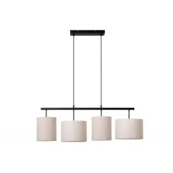 Lucide MAYA Hanglamp-Beige-4xE27-40W-Katoen Sale