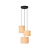 Lucide MAYA Hanglamp-Beige-Ø46-3xE27-40W-Katoen