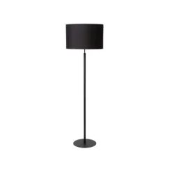 Lucide MAYA Vloerlamp-Zwart-Ø45-1xE27-40W-Katoen Online