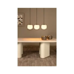 Lucide MEDINE Hanglamp-Opaal-3xE27-40W-Glas Outlet