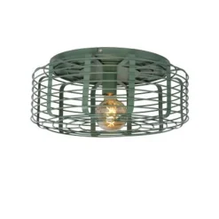 Lucide MELOPEE - Plafonnière - Ø 45 cm - 1xE27 - Turkoois