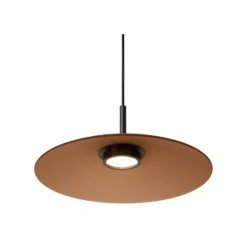 Lucide MENGA Hanglamp-Amber-Ø40-LED Dimb.-10W-2700K-Glas Hot