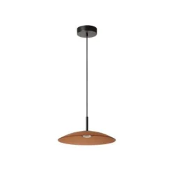 Lucide MENGA Hanglamp-Amber-Ø40-LED Dimb.-10W-2700K-Glas Hot