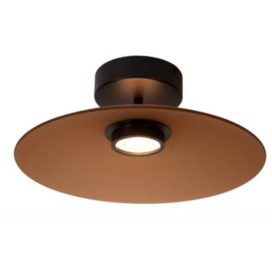 Lucide MENGA Plafonnière-Amber-Ø40-LED Dimb.-10W-2700K Clearance