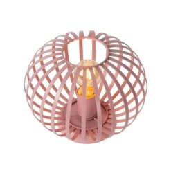 Lucide MERLINA - Tafellamp Kinderkamer - Ø 25,5 cm - 1xE27 - Roze Discount