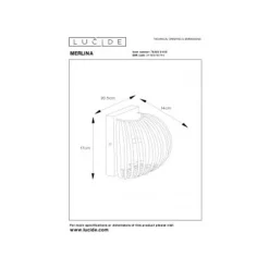 Lucide MERLINA - Wandlamp Kinderkamer - 1xE14 - Roze Discount