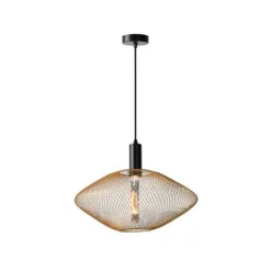 Lucide MESH - Hanglamp - Ø 45 cm - 1xE27 - Mat Goud / Messing Sale