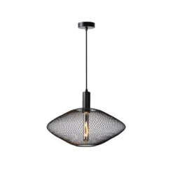 Lucide MESH - Hanglamp - Ø 45 cm - 1xE27 - Zwart