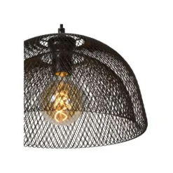 Lucide MESH - Hanglamp - 2xE27 - Zwart