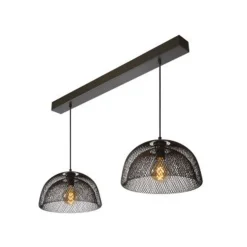 Lucide MESH - Hanglamp - 2xE27 - Zwart