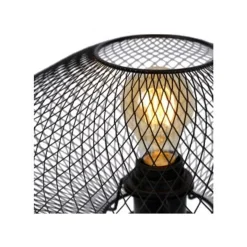 Lucide MESH - Tafellamp - Ø 30 cm - 1xE27 - Zwart Discount