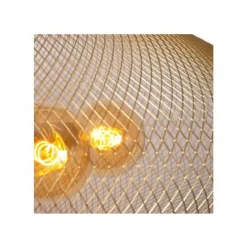 Lucide MESH Hanglamp-Mat Go.-Ø88-3xE27-40W-Metaal Hot