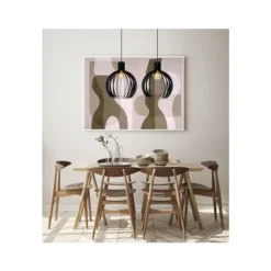 Lucide MIKAELA - Hanglamp - Ø 35 cm - 2xE27 - Zwart Best