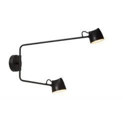 Lucide MILNE Wandlamp-Zwart-LED Dimb.-6W-2700K-12V-Metaal Best