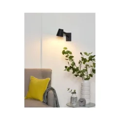 Lucide MIZUKO - Wandlamp - 1xE14 - Zwart