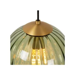 Lucide MONSARAZ Hanglamp-Groen-Ø25-1xE27-40W-Glas