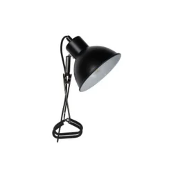 Lucide MOYS - Klemlamp - 1xE27 - Zwart Hot