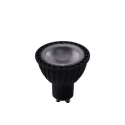 Lucide MR16 - Led lamp - Ø 5 cm - LED Dim to warm - GU10 - 1x5W 2200K/3000K - Zwart