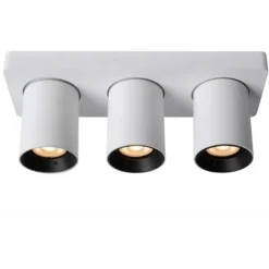 Lucide NIGEL Plafondspot 3xGU10/5W DTW Wit New