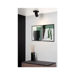 Lucide NIGEL Plafondspot GU10/5W DTW Zwart Outlet