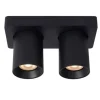 Lucide NIGEL Plafondspot 2xGU10/5W DTW Zwart New