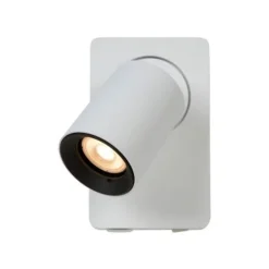 Lucide NIGEL Wandspot 1xGU10/5W + USB Wit Hot