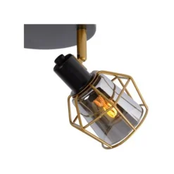 Lucide NILA - Plafondspot - Ø 36 cm - 3xE14 - Zwart