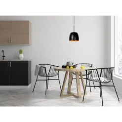 Lucide NOLAN - Hanglamp - Ø 24 cm - 1xE27 - Zwart New