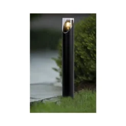 Lucide NORMAN - Sokkellamp Buiten - Ø 9 cm - 1xE27 - IP65 - Zwart New