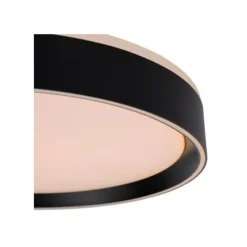 Lucide NURIA - Plafonnière - Ø 40 cm - LED Dimb. - 1x24W 2700K - 3 StepDim - Zwart Best