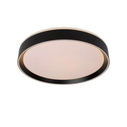 Lucide NURIA - Plafonnière - Ø 40 cm - LED Dimb. - 1x24W 2700K - 3 StepDim - Zwart Best