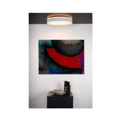 Lucide NURIA - Plafonnière - Ø 30 cm - LED Dimb. - 1x18W 2700K - 3 StepDim - Wit Discount