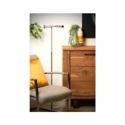 Lucide NUVOLA - Leeslamp - Ø 20 cm - LED Dimb. - 1x9W 3000K - Mat chroom New