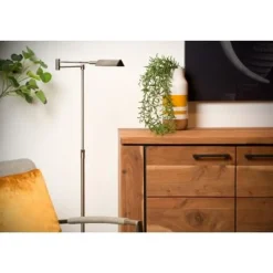 Lucide NUVOLA - Leeslamp - Ø 20 cm - LED Dimb. - 1x9W 3000K - Mat chroom New