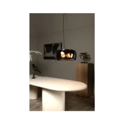 Lucide OLIVIA Hanglamp-Fumé-Ø50-3xE27-40W-Glas Online